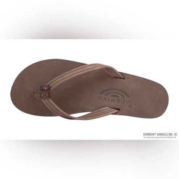 Rainbow Sandals Sing Layer Leather Narrow Strap  Expresso (8.5-9.5) NWT IN PKG - Picture 3 of 9